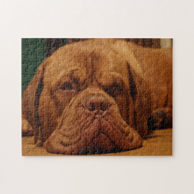 Mastiff Hund Rasse. Puzzle (Horizontal)