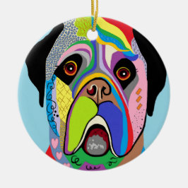 Mastiff Keramikornament
