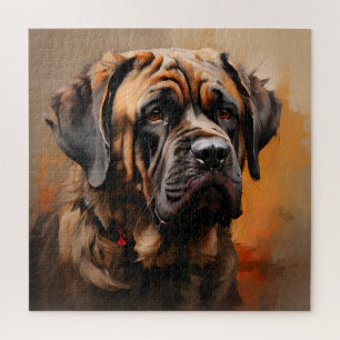 Mastiff Kunstvoll wandern Puzzle