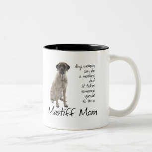 Mastiff-Mama-Tasse Zweifarbige Tasse