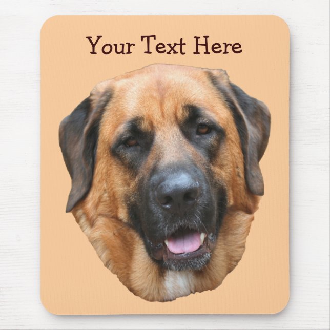 Mastiff Mix Dog Mousepad (Vorne)