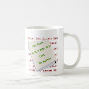 Mastiff Naughty oder Nice Tasse