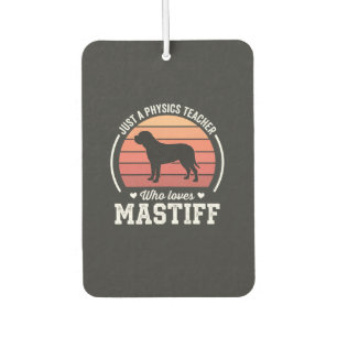Mastiff-Physiklehrer-Hundefreund Autolufterfrischer
