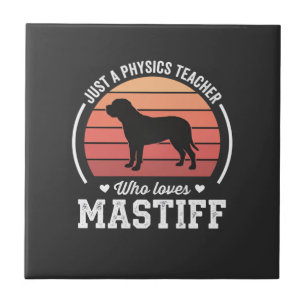 Mastiff-Physiklehrer-Hundefreund Fliese