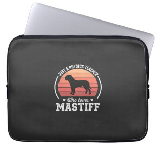 Mastiff-Physiklehrer-Hundefreund Laptopschutzhülle