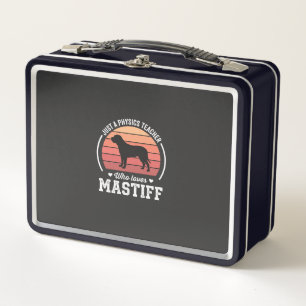 Mastiff-Physiklehrer-Hundefreund Metall Brotdose