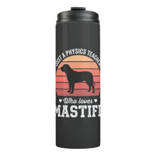Mastiff-Physiklehrer-Hundefreund Thermosbecher