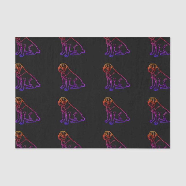 Mastiff Pilou Seidenpapier (Vorderseite)