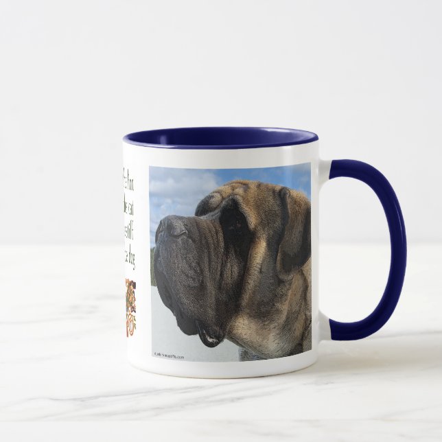 Mastiff-Profil mit der Zitat-Tasse Tasse (Rechts)