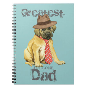 Mastiff Vater Notizblock