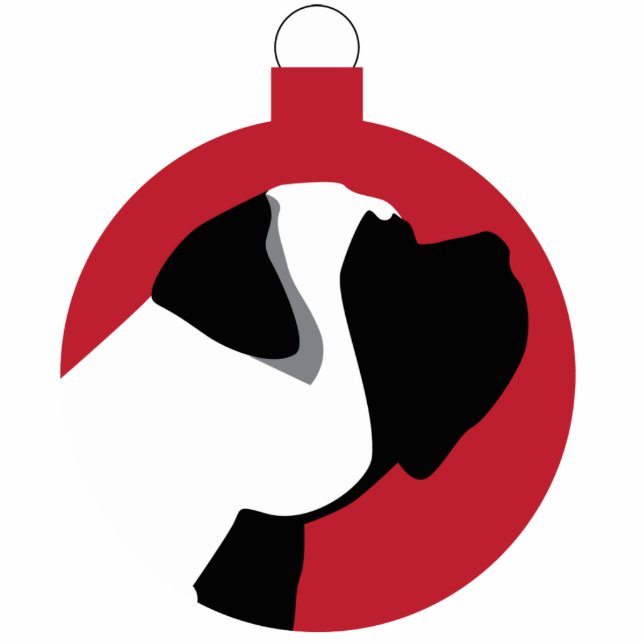 Mastiff-Verzierung Fotoskulptur Ornament (Vorne)