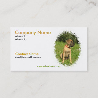 Mastiff-Visitenkarte Visitenkarte