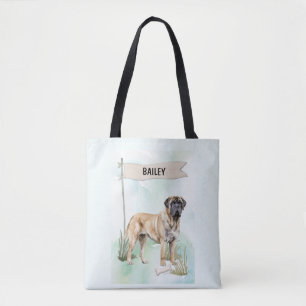 Mastiff-Wasserfarbe Personalisierter Hund