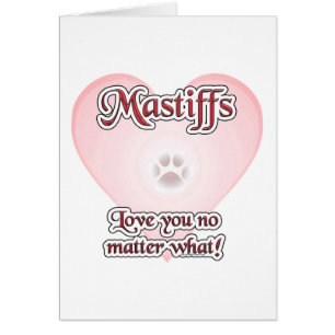 Mastiffs Liebe Sie egal welche Karte