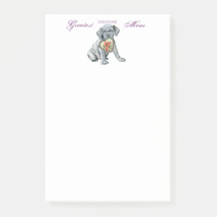 Mastino Heart Mama Post-it Notes Klebezettel