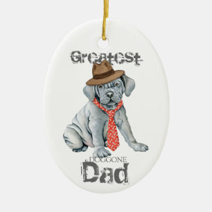 Mastino Vater Keramik Ornament