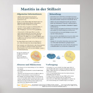 Mastitis im Stillen Poster (deutsch)