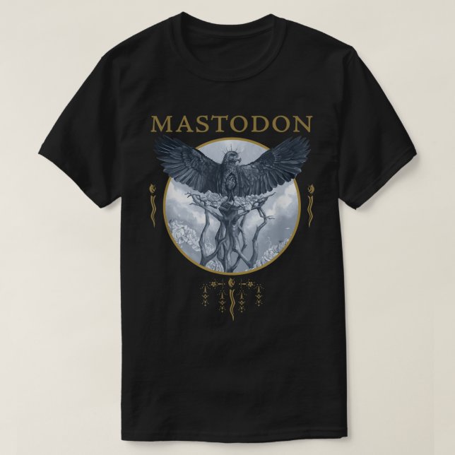Mastodon Hushed and Grim Eagle Circle T-Shirt (Design vorne)