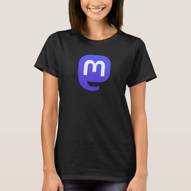 Mastodon  Self Hosted Social Networking and Microb T-Shirt (Vorderseite)