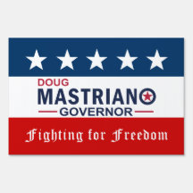 Mastriano für Governor Yard Sign Double Sided Lg