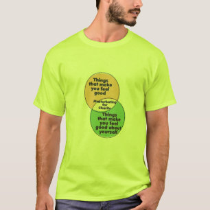 Masturbieren für Wohltätigkeit Dinge, die Ihnen T-Shirt