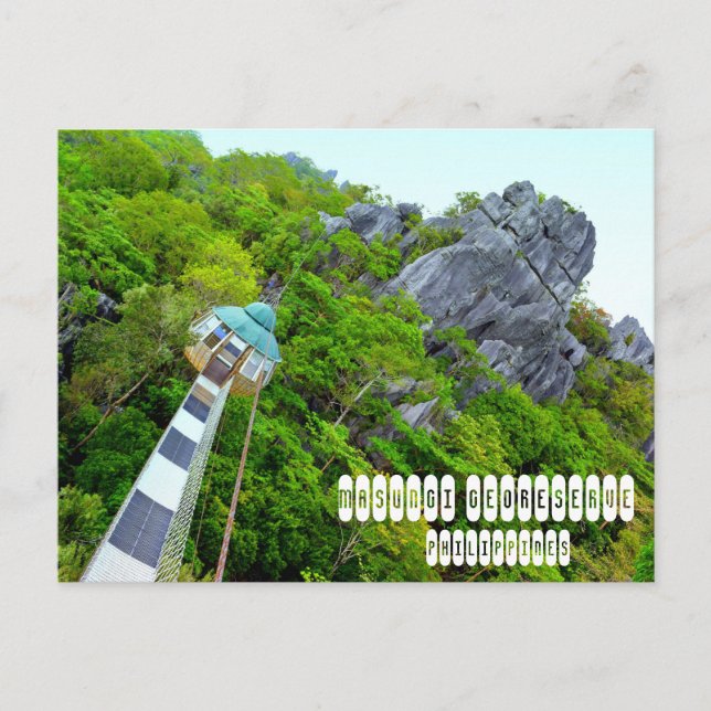 Masungi Georeserve in Rizal Postkarte (Vorderseite)