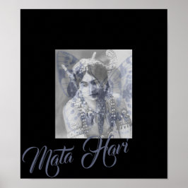 Mata Hari – Margaretha Geertruida – butterfly Poster