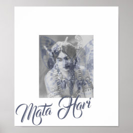 Mata Hari - Margaretha Geertruida - Schmetterling Poster