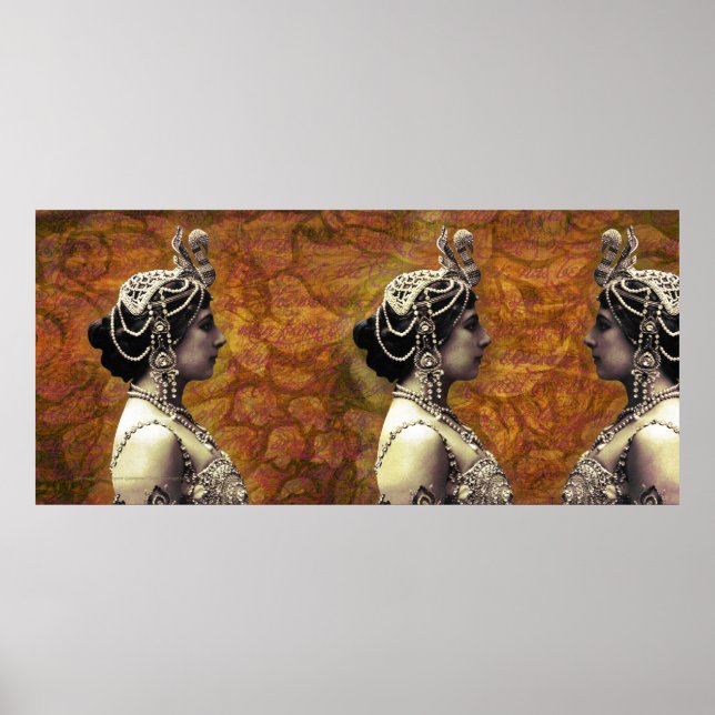 Mata Hari: "Schöne Frau, gefährliche Spy" Poster (Vorne)