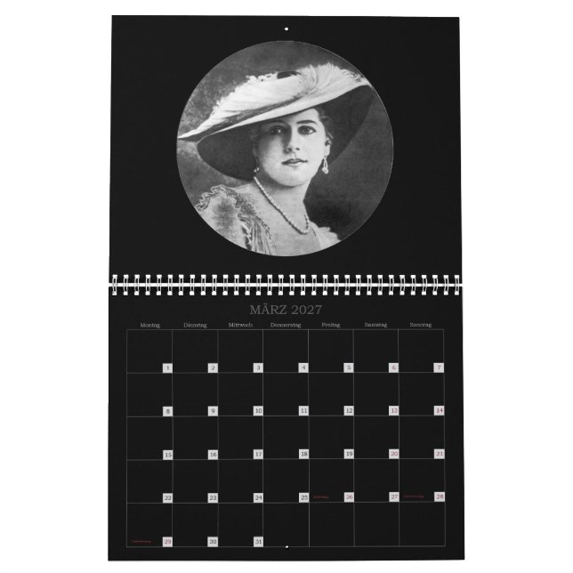 Mata Hari – Vintage  Kalender (Mär 2027)