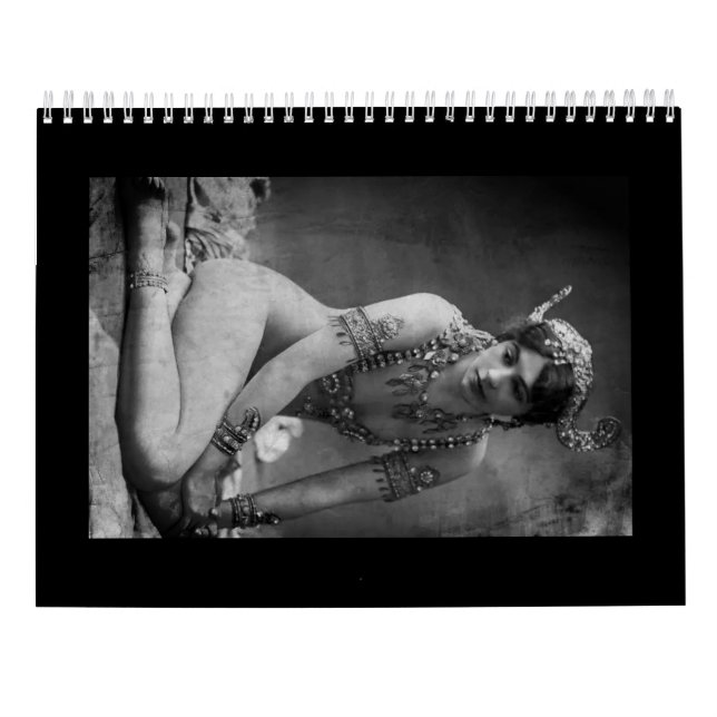 Mata Hari – Vintage  Kalender (Rückseite)