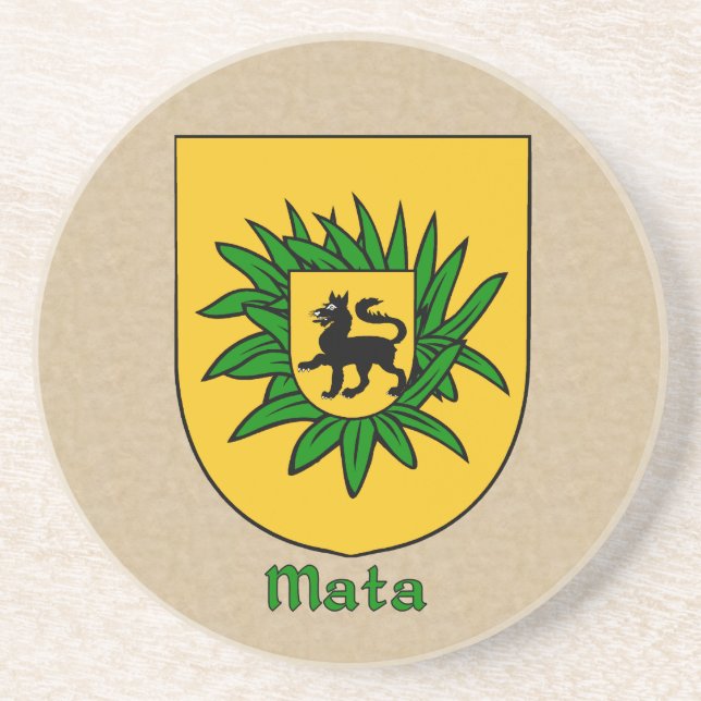 Mata Heraldic Shield Untersetzer (Vorne)
