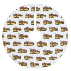 Mata Troley Cartoon Illustration Polyester Weihnachtsbaumdecke