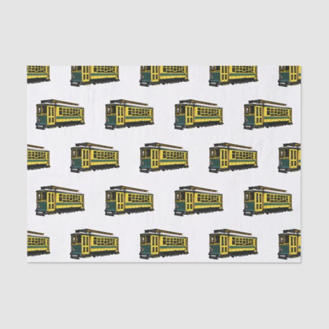 Mata Troley Cartoon Illustration Seidenpapier (Vorderseite)