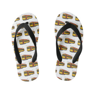 Mata-Trolley-Cartoon-Illustration Kinderbadesandalen