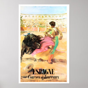 Matador Spain Vintage Travel Poster Zurück