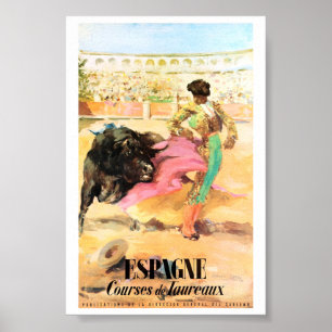 Matador Spanien Vintage Reiseposter Restauriert Poster