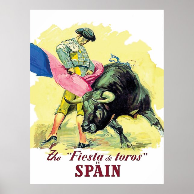 Matador, Stierkampf, Fiesta de toros, Spanien Poster (Vorne)