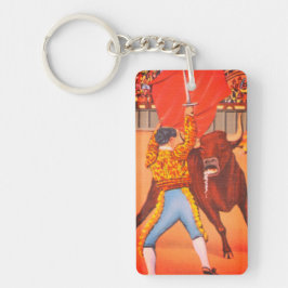 Matador und Bull, Juarez, Mexiko Schlüsselanhänger