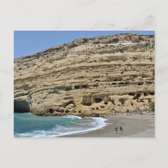 Matala Kreta Postcard Postkarte (Vorderseite)