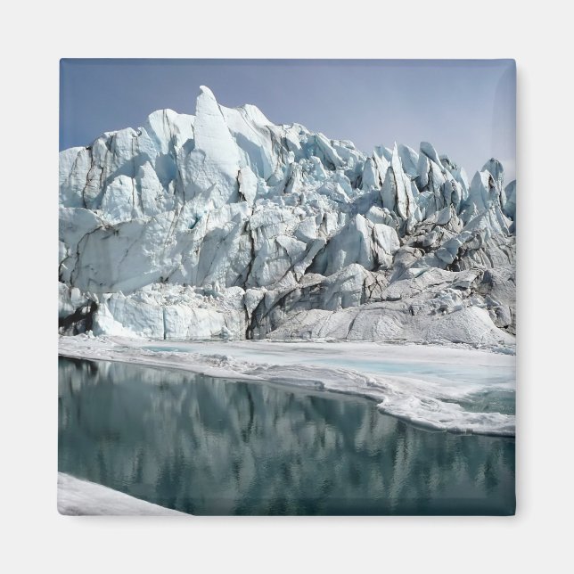Matanuska Glacier Mouth Alaska Magnet (Vorne)