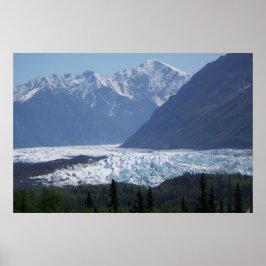 Matanuska Glacier Print Poster