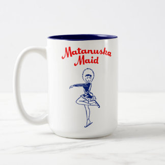 Matanuska Mädchen-große Kaffee-Tasse Zweifarbige Tasse