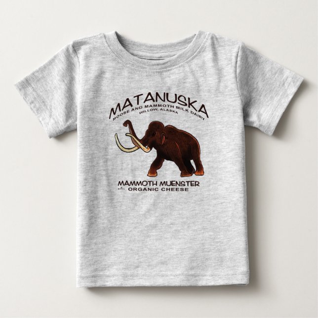 Matanuska Mammoth Münster Cheese Baby T-shirt (Vorderseite)