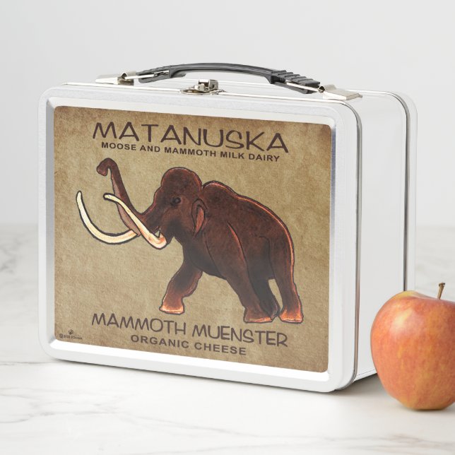 Matanuska Mammoth Münster Cheese Metall Brotdose (Beispiel)