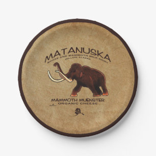 Matanuska Mammoth Münster Cheese Pappteller