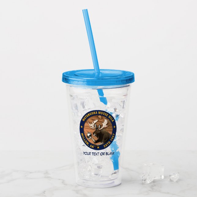 Matanuska Moose Milk Acryltrinkbecher (Vorderseite Ice)
