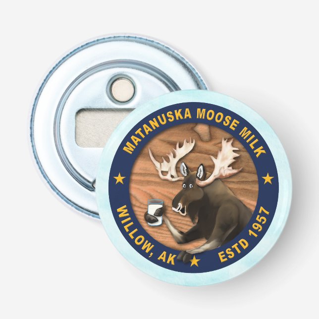 Matanuska Moose Milk Flaschenöffner (Vorderseite)