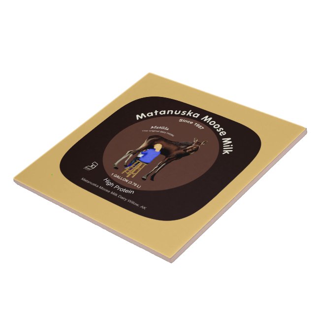Matanuska Moose Milk Fliese (Seite)