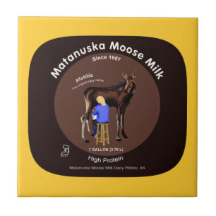 Matanuska Moose Milk Fliese